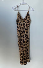 Load image into Gallery viewer, Forever 21 Womens Brown Animal Print Sleeveless Cowl Neck Slip Dress Size S