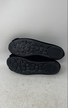 Load image into Gallery viewer, Yicaisi Womens Black Suede Round Toe Slip-On Ballet Flats Size EU 38