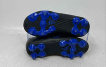 Load image into Gallery viewer, Adidas Kids Goletto VIII Firm Ground Black Blue Soccer Cleats Size 11K