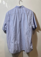 Load image into Gallery viewer, Ted Baker Mens Light Blue Cotton Short Sleeve Collared Button-Up Shirt Size 7