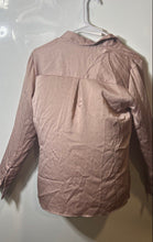 Load image into Gallery viewer, Express Womens Old Rose Long Sleeve Spread Collar Button-Up Shirt Size Small