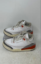 Load image into Gallery viewer, Nike Kids Air Jordan 3 Retro FQ9174-121 White Gray Red Sneaker Shoes Size 12C