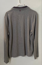 Load image into Gallery viewer, Tommy Hilfiger Mens Gray Heather Long Sleeve Quarter Zip Pullover Sweater Size M