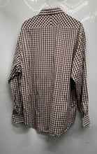 Load image into Gallery viewer, Johnston Murphy Mens White Plaid Long Sleeve Button-Up Shirt Size XL