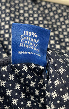 Load image into Gallery viewer, Vince Camuto Mens Blue White Printed Cotton Short Sleeve Button-Up Shirt Size M