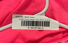 Load image into Gallery viewer, Lauren Ralph Lauren Womens Pink Activewear Long Sleeve Pullover T-Shirt Size M