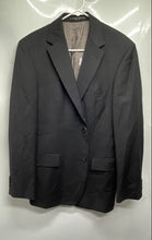 Load image into Gallery viewer, Hugo Boss Mens Wool Black Long Sleeve Notch Lapel Two-Button Blazer Size 40R