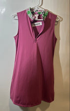 Load image into Gallery viewer, Tommy Bahama Womens Dark Rose Pink Sleeveless 1/4 Zip Golf A-Line Dress Size S