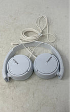 Load image into Gallery viewer, Sony MDR-ZX110 ZX Series White Wired Over The Ear Headphones Not Tested