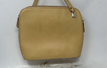 Load image into Gallery viewer, Casa Lopez Womens Yellow Pebbled Leather Zipper Crossbody Purse
