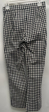 Load image into Gallery viewer, Zara Womens Black White Check Flat Front Straight Leg Dress Pants Size Small