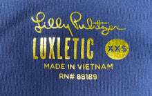Load image into Gallery viewer, Lilly Pulitzer Luxletic Womens Blue Sleeveless Pullover Tank Top Size XXS