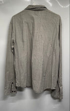 Load image into Gallery viewer, Patagonia Mens Gray Printed Long Sleeve Collared Button-Up Shirt Size L