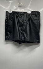 Load image into Gallery viewer, Zara Womens Black Pockets Stretch Paperbag Shorts Size Medium