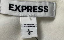 Load image into Gallery viewer, Express Womens White Sleeveless Cowl Neck Pullover Blouse Top Size Large