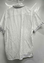 Load image into Gallery viewer, Guess Mens White Short Sleeve Pocket Collared Slim Fit Button-Up Shirt Size XXL