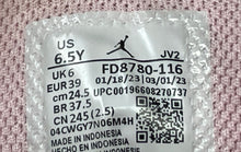 Load image into Gallery viewer, Nike Girls Air Jordan 1 Mid FD8780-116 Pink White Sneaker Shoes Size 6.5Y