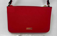 Load image into Gallery viewer, Aldo Womens Red Leather Adjustable Strap Outer Pockets Zipper Crossbody Bag