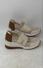 Load image into Gallery viewer, Michael Kors Womens Felix Champagne Gold Slip-On Trainer Sneakers Shoes Sz 6.5 M