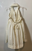 Load image into Gallery viewer, Bebe Womens White Sleeveless Collared Pockets Button Front Mini Dress Size M