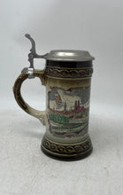 Load image into Gallery viewer, Vintage Staffel Stoneware Silver-Tone Beer Stein Munich Bavaria Ceramic Jar