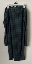 Load image into Gallery viewer, Brooks Brothers Womens Green Plaid Long Sleeve Tie Waist Shirt Dress Size 4