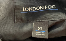 Load image into Gallery viewer, London Fog Mens Black Long Sleeve Front Full-Zipper Windbreaker Jacket Size XL