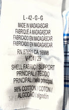 Load image into Gallery viewer, Lacoste Mens Blue And White Long Sleeve Slim Fit Button-Up Shirt Size Large