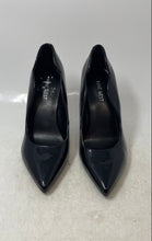 Load image into Gallery viewer, Nine West Womens Foxy Black Leather Pointed Toe Stiletto Pump Heels Size 9.5M