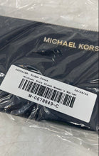 Load image into Gallery viewer, Michael Kors Womens Black Faux Leather Pockets Card Holder Zip-Around Wallet