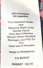 Load image into Gallery viewer, Talbots Womens Blue Red Printed Side Zip Elastic Waist A-Line Skirt Size 16