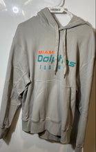 Load image into Gallery viewer, Nike Mens Gray Miami Dolphins Long Sleeve NFL Pullover Hoodie Size Small