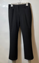 Load image into Gallery viewer, Michael Kors Womens Black Flat Front Wide-Leg Dress Pants Size 2P