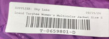 Load image into Gallery viewer, Grand Targhee Womens Multicolor Colorblock Long Sleeve Full-Zip Ski Jacket Sz S