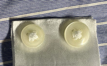 Load image into Gallery viewer, Tommy Hilfiger Mens Blue Striped Print Cotton New York Fit Button-Up Shirt Sz M