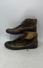 Load image into Gallery viewer, Frye Mens Chambers Brown Leather High Top Lace-Up Sneaker Shoes Size 9