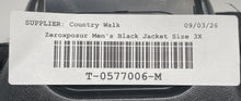 Load image into Gallery viewer, ZeroXposur Mens Black Long Sleeve Hooded Full-Zip Rain Jacket Size 3X