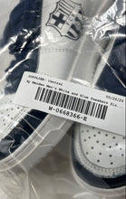 Load image into Gallery viewer, By Nataly Mendez Mens White Blue Leather Lace-Up Sneaker Shoes Size 35