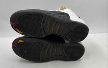 Load image into Gallery viewer, Authentic Nike Boys Air Jordan 12 Retro White Black Sneaker Shoes Size 7Y Worn