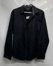 Load image into Gallery viewer, Beverly Hills Polo Club Mens Black Long Sleeve Button-Up Shirt Size Medium