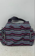 Load image into Gallery viewer, Kipling Womens Bora Multicolor Striped Outer Pockets Double Handle Shoulder Bag