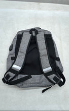 Load image into Gallery viewer, HFSX Mens Gray Black Heather USB Charging Port Shoulder Strap Backpack