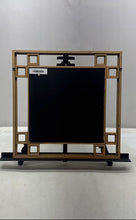 Load image into Gallery viewer, Chinese Embroidered Silk Dragon Medallion Framed Art Table Desk Screen Stand