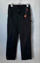 Load image into Gallery viewer, Psycho Bunny Boys Black Straight Leg Pockets Carpenter Pants Size Large 14-16