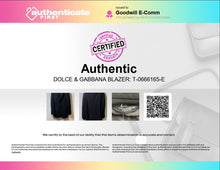 Load image into Gallery viewer, Authentic Dolce & Gabbana Mens Black Three-Button Blazer No Size Pit To Pit 23''