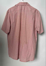Load image into Gallery viewer, Lacoste Mens Multicolor Plaid Collared Short Sleeve Button-Up Shirt Size 42