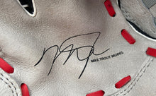 Load image into Gallery viewer, Rawlings Kids Mike Trout MT95GB Black White Red Leather Baseball Glove 9.5 Inch