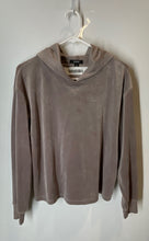 Load image into Gallery viewer, Alfani Womens Taupe Long Sleeve Stretch Pullover Hoodie Size Medium
