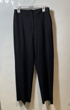 Load image into Gallery viewer, Banana Republic Womens Black Flat Front Modern Straight Leg Dress Pants Size 6