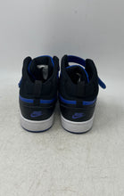 Load image into Gallery viewer, Nike Kids Court Borough Mid 2 CD7783-404 Blue Black Sneaker Shoes Size 2Y